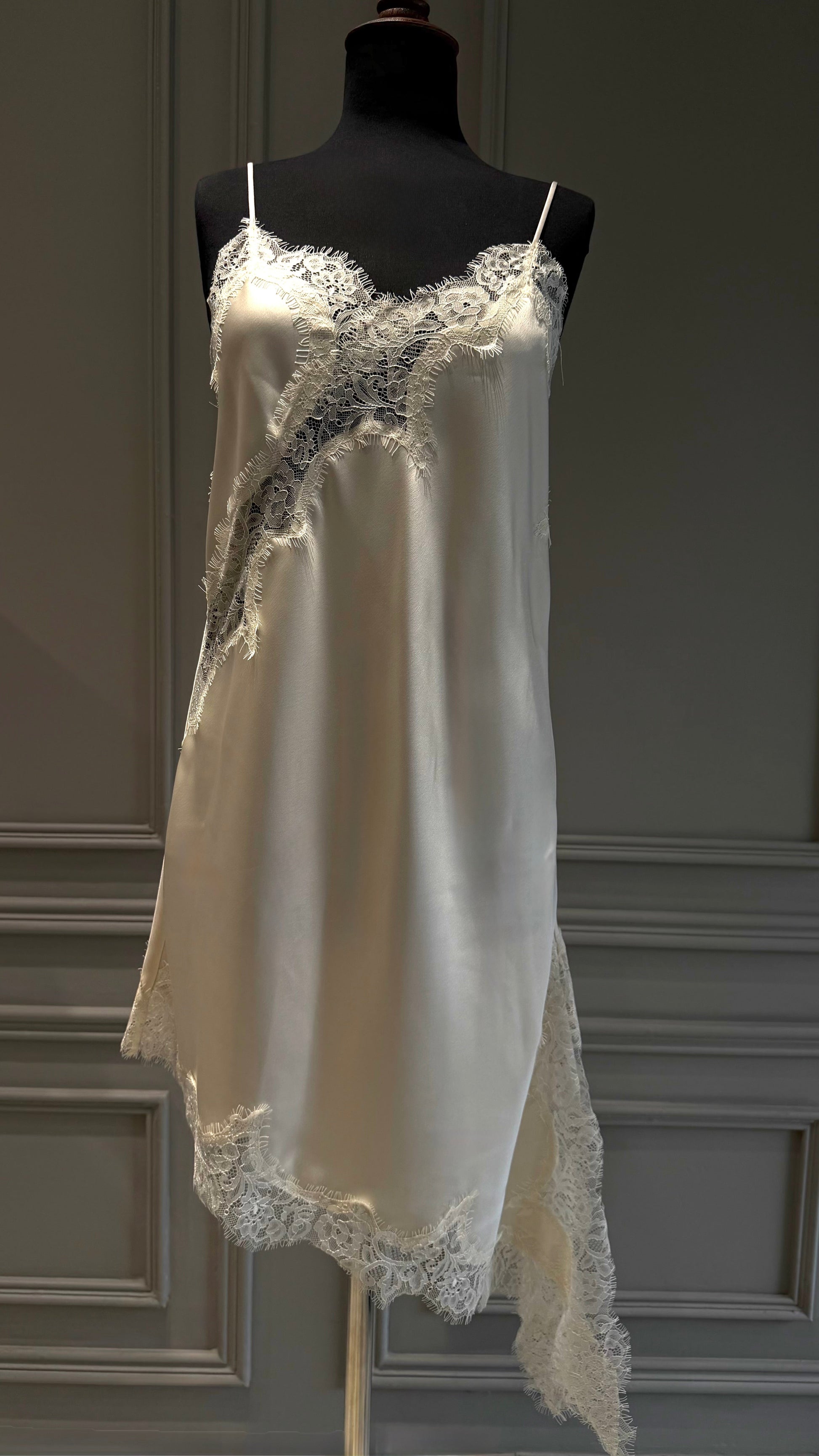 Ivory Whisper Slip - Luaycouture