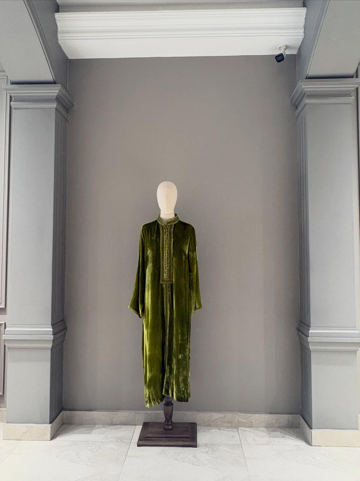 Olive Nocturne Kaftan - Luaycouture