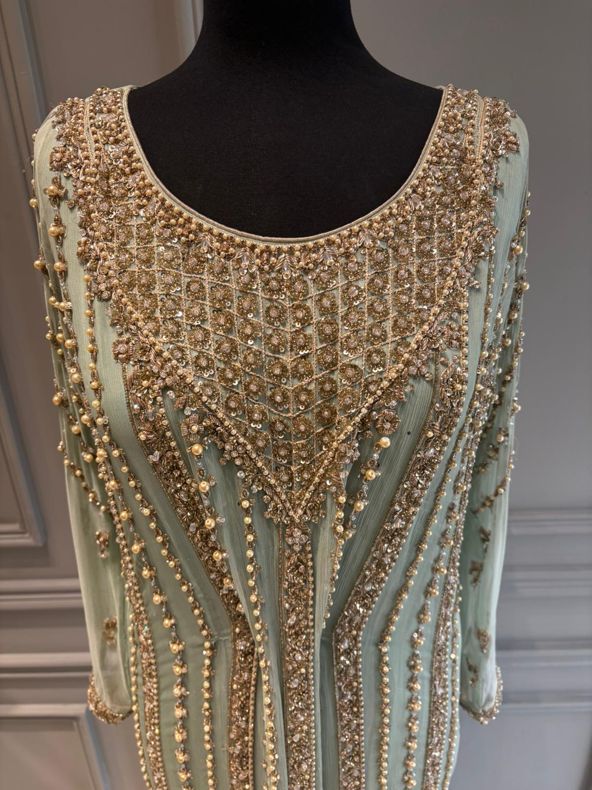 Mint Aurelia Gown - Luaycouture