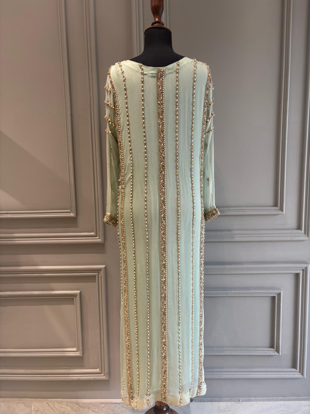 Mint Aurelia Gown - Luaycouture