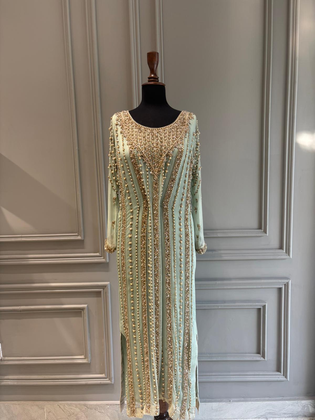 Mint Aurelia Gown - Luaycouture