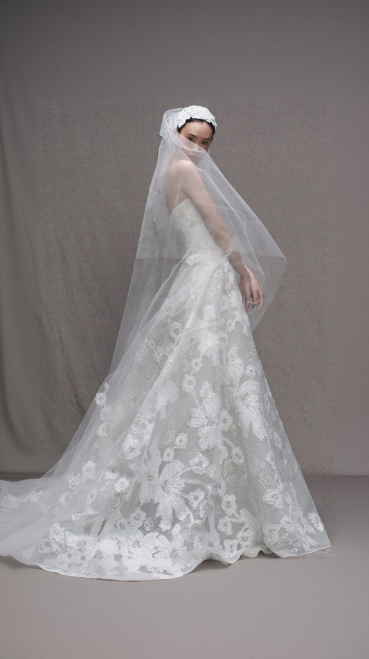 Celeste Fleur Bridal Gown - Luaycouture