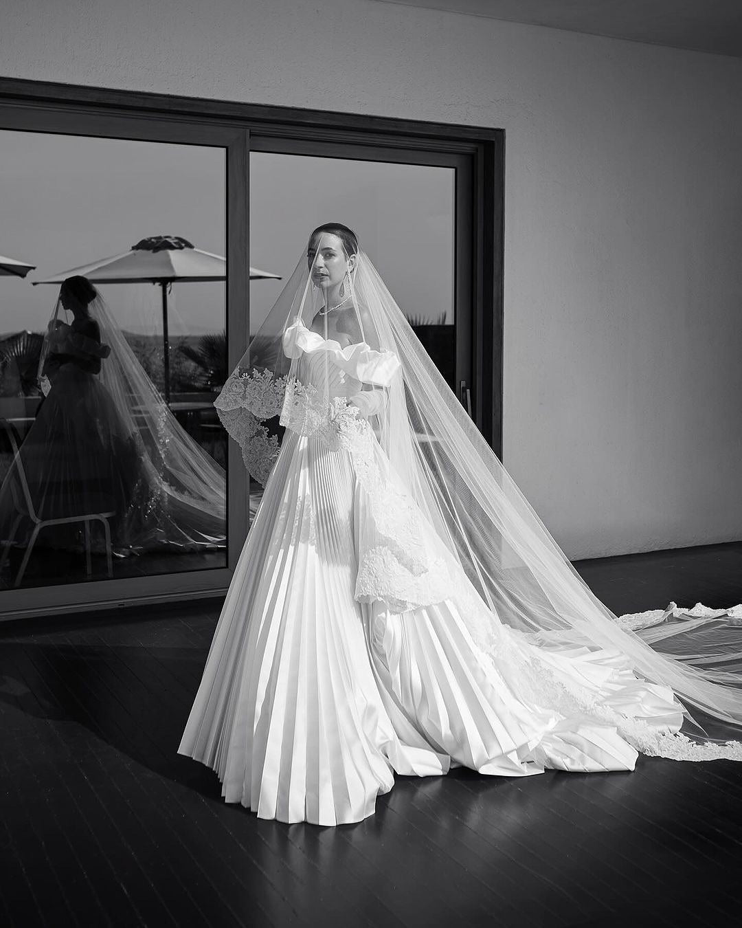 Ethereal Rosette Bridal Gown - Luaycouture